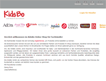 Tablet Screenshot of kidsbo.de